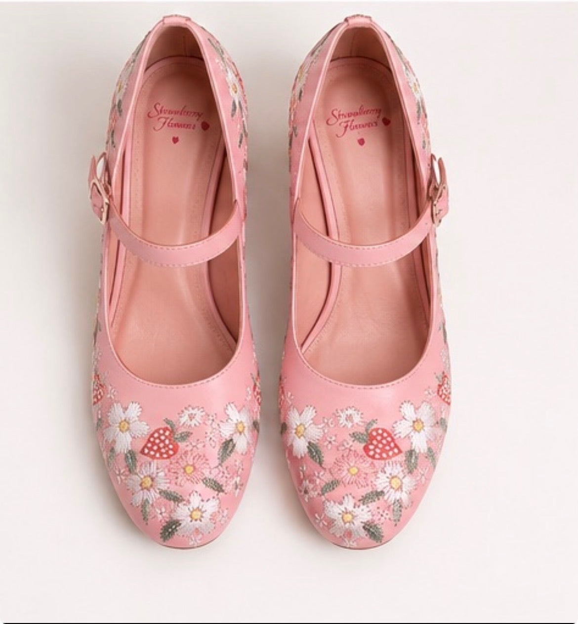 The Strawberry Blossom Mary Jane Heel