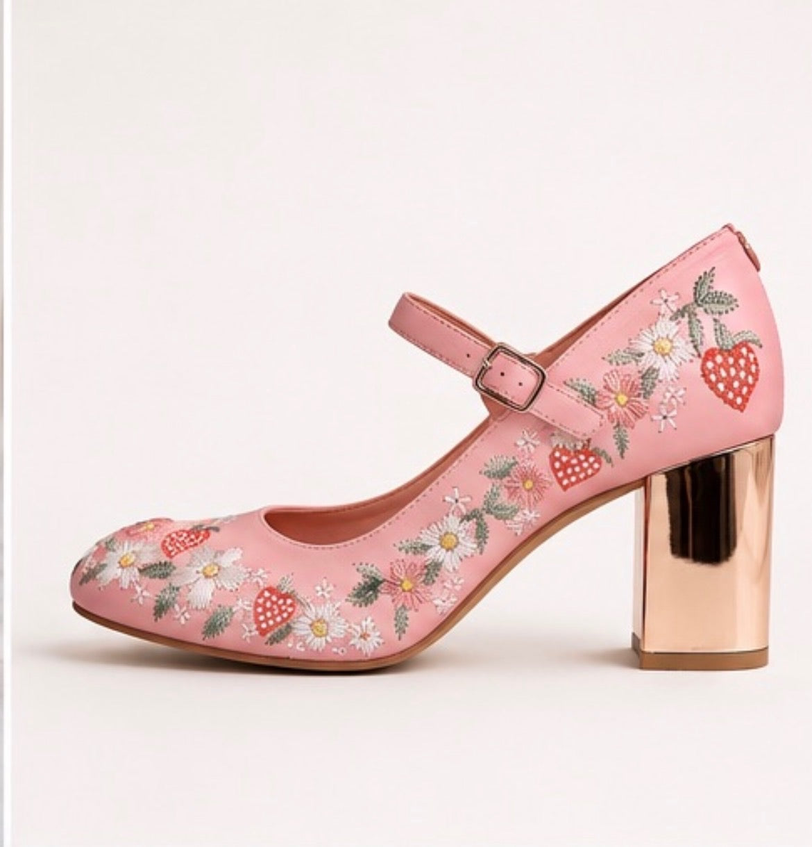 The Strawberry Blossom Mary Jane Heel