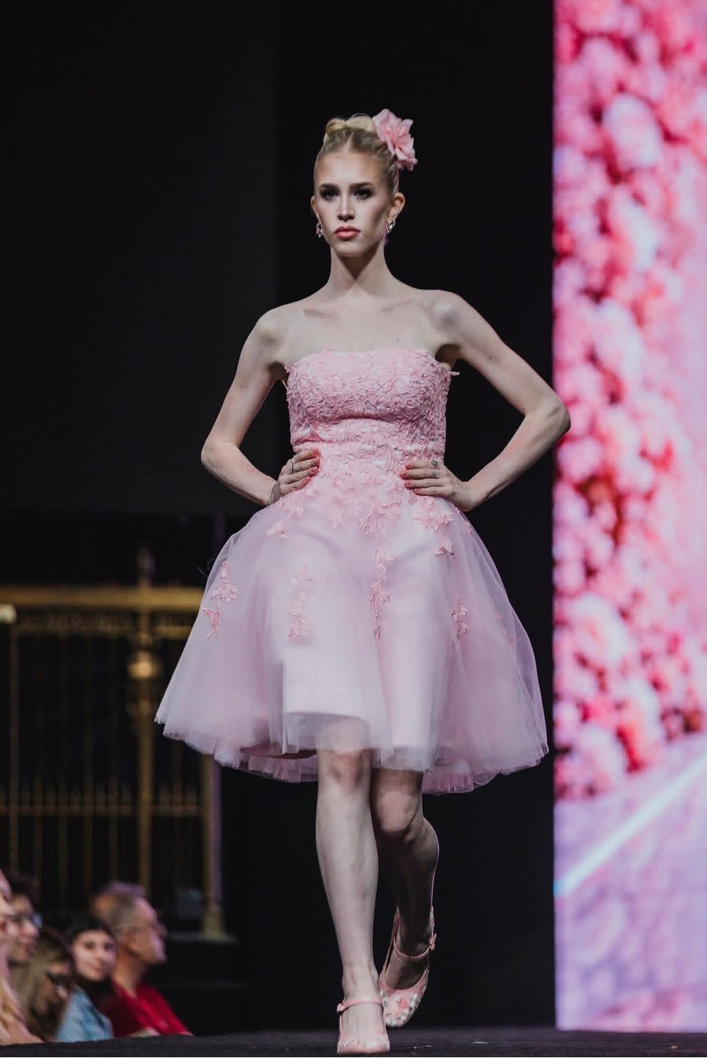 Lace Homecoming Dress — Strapless A-Line Cocktail Dress