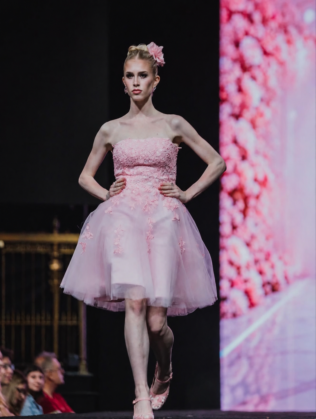 Lace Homecoming Dress — Strapless A-Line Cocktail Dress